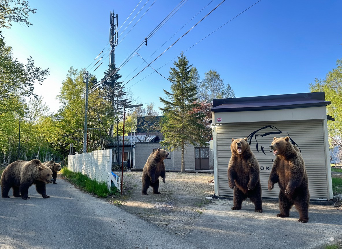 ヒグマに占拠された駒岡基地国工房